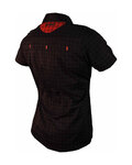 HAVEN camisa - AGNESS SLIMFIT - negro/rojo