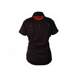 HAVEN camisa - AGNESS SLIMFIT - negro/rojo