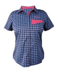 HAVEN camisa - AGNESS SLIMFIT - azul/rosa