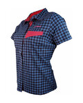 HAVEN camisa - AGNESS SLIMFIT - azul/rosa