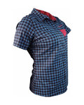 HAVEN camisa - AGNESS SLIMFIT - azul/rosa