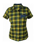 HAVEN camisa - AGNESS SLIMFIT - azul/amarillo