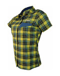 HAVEN camisa - AGNESS SLIMFIT - azul/amarillo