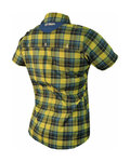 HAVEN camisa - AGNESS SLIMFIT - azul/amarillo