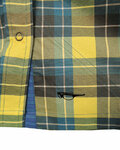 HAVEN camisa - AGNESS SLIMFIT - azul/amarillo