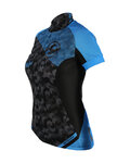 HAVEN jersey de manga corta - SINGLETRAIL WOMEN - negro/azul