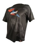 HAVEN jersey de manga corta - ENERGIZER CRAZY SHORT - negro/rojo/azul