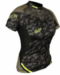 HAVEN jersey de manga corta - SINGLETRAIL WOMEN - verde/amarillo