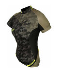 HAVEN jersey de manga corta - SINGLETRAIL WOMEN - verde/amarillo