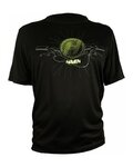 HAVEN jersey de manga corta - NAVAHO II SHORT - negro/verde