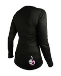 HAVEN maillot de verano de manga larga - ENERGY LONG - negro/rosa