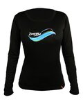 HAVEN maillot de verano de manga larga - ENERGY LONG - negro/azul