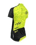 HAVEN jersey de manga corta - SINGLETRAIL NEO WOMEN - verde/negro