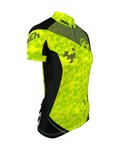 HAVEN jersey de manga corta - SINGLETRAIL NEO WOMEN - verde/negro