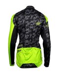 HAVEN maillot de invierno de manga larga - STRATO - negro/verde claro