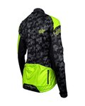 HAVEN maillot de invierno de manga larga - STRATO - negro/verde claro