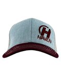 HAVEN tapa - TRUCKER - gris/rojo
