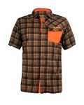 HAVEN camisa - AGNESS SLIMFIT - naranja/verde