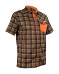 HAVEN camisa - AGNESS SLIMFIT - naranja/verde