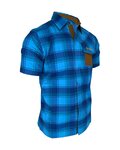 HAVEN camisa - AGNESS SLIMFIT - azul