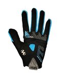 HAVEN guantes de dedos largos - DEMO NEO LONG - negro/azul