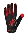HAVEN guantes de dedos largos - DEMO NEO LONG - negro/rojo