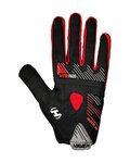 HAVEN guantes de dedos largos - DEMO NEO LONG - negro/rojo