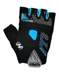 HAVEN guantes de dedos cortos - DEMO NEO SHORT - negro/azul