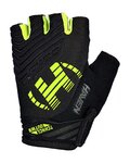 HAVEN guantes de dedos cortos - DEMO NEO SHORT - negro/verde
