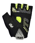 HAVEN guantes de dedos cortos - DEMO NEO SHORT - negro/verde