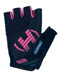 HAVEN guantes de dedos cortos - DEMO NEO SHORT - negro/rosa