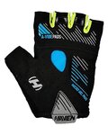 HAVEN guantes de dedos cortos - DEMO NEO SHORT - verde/azul