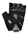 HAVEN guantes de dedos cortos - DEMO NEO SHORT - negro/verde