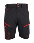 HAVEN pantalones cortos sin tirantes - NAVAHO SHORTY - rojo/negro