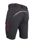 HAVEN pantalones cortos sin tirantes - NAVAHO SHORTY - rojo/negro