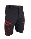 HAVEN pantalones cortos sin tirantes - NAVAHO SHORTY - rojo/negro