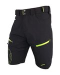 HAVEN pantalones cortos sin tirantes - NAVAHO SHORTY - negro/verde