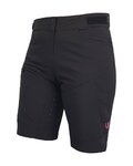 HAVEN pantalones cortos sin tirantes - FACTORY AIR WMS - negro/rosa