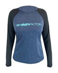 HAVEN maillot de verano de manga larga - FACTORY TRAIL - negro/azul