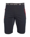 HAVEN pantalones cortos sin tirantes - NALISHA SLIMFIT - negro/rojo