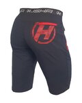 HAVEN pantalones cortos sin tirantes - NALISHA SLIMFIT - negro/rojo
