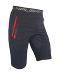 HAVEN pantalones cortos sin tirantes - NALISHA SLIMFIT - negro/rojo