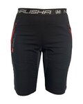 HAVEN pantalones cortos sin tirantes - NALISHA SLIMFIT - negro/rojo