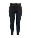 HAVEN pantalones largos sin tirantes - NALISHA SLIMFIT - negro/rojo