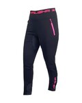 HAVEN pantalones largos sin tirantes - NALISHA SLIMFIT - negro/rosa