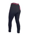 HAVEN pantalones largos sin tirantes - NALISHA SLIMFIT - negro/rosa