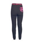 HAVEN pantalones largos sin tirantes - NALISHA SLIMFIT - negro/rosa