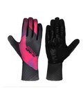 HAVEN guantes de dedos largos - SOFTPREN 0.8 - negro/rosa