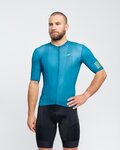HOLOKOLO jersey de manga corta - VICTORIOUS GOLD ELITE - turquesa
