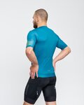 HOLOKOLO jersey de manga corta - VICTORIOUS GOLD ELITE - turquesa
